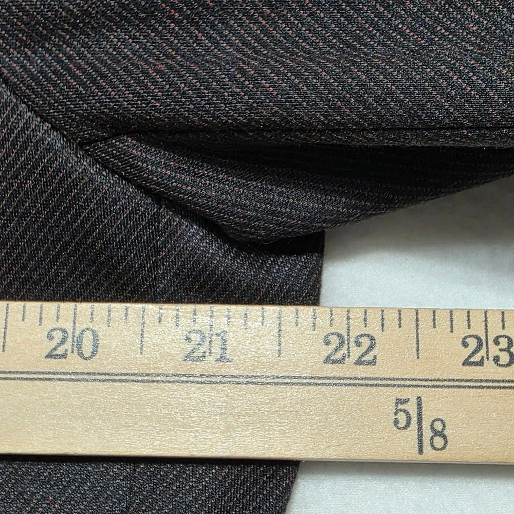 Tailorbyrd Collection Sport Coat Mens 44L Brown Polyester Rayon Blazer